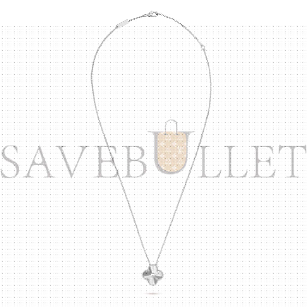 VAN CLEEF ARPELS VINTAGE ALHAMBRA PENDANT 18K WHITE GOLD VCARP9XG00